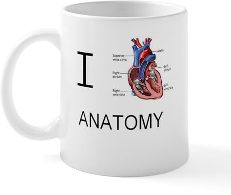 CafePress I Heart Anatomy Mugs 11 oz (325 ml) Ceramic Coffee Mug