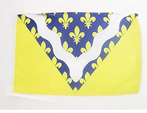 AZ FLAG French Department of Val-de-Marne Flag 45x30 cm Cords | Indoor and outdoor use Department of France 12x18 in decorative flag double stitched seams and reinforced edges with ties