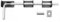 Perry™ 450mm 18 Garage Door Drop Bolts Black