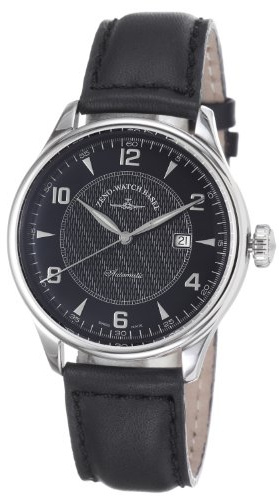 Zeno Herren-Armbanduhr 6273-G1, Godat, schwarz, automatisches Zifferblatt