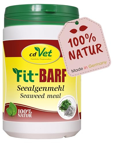 Fit-BARF Seealgenmehl für Hunde & Katzen - Natürliche Jodquelle 500 g