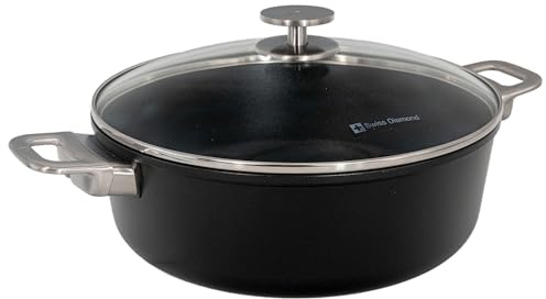 Swiss Diamond 6928c Nonstick Braiser, 5.3-Quart