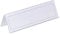 Durable Table Place Name Holder 61 x 210mm Transparent - Pack of 25 - Perfect for Meetings, Conferences, Events, etc.