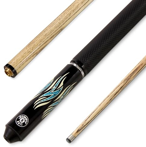 Jonny 8 Ball AQUA RISS 4pc Adjustable Cue + SWITCH Interchangeable Shaft - 8.5mm