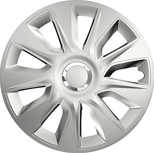 ZentimeX Z744893 Radkappen Radzierblenden universal 17 Zoll Silver