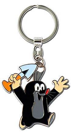 Logoshirt® Der kleine Maulwurf - Krtek - Freude I Motiv Schlüsselanhänger - Key-Ring I farbig I lizenziertes Design
