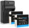 1 chargeur + 2 batteries pour Canon NB-6L compatible avec Canon PowerShot D30 SX170 SX240 SX260 SX270 SX280 SX500 SX510 SX520 SX530 SX600 SX610 SX700 SX710 S95 S100 0 S12. 0 chargeurs S200 pour la
