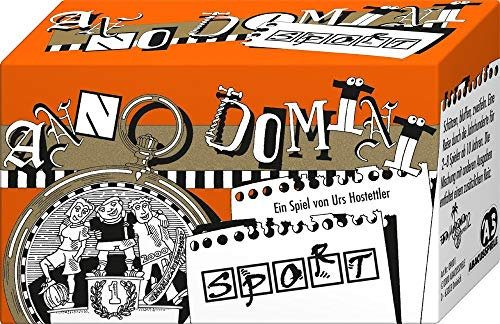 ABACUSSPIELE 09001 - Anno Domini - Sport, Kartenspiel - schätzen - bluffen - zweifeln, Brown