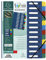 Exacompta 55242E Premium Ordnungsmappe Harmonika. Aus extra starkem Colorspan-Karton DIN A4 24 Fächer und 2 Gummizüge mit Indexfenster und dehnbarem Rücken Register-Mappe blau