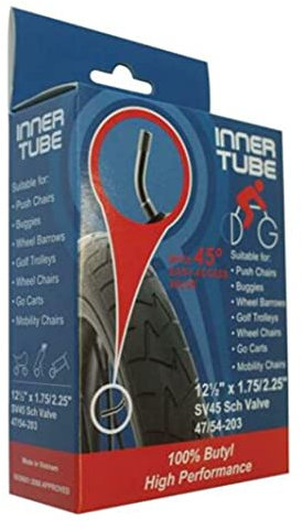 DG Inner Tube 45 Degree Bent Valve - Boxed, 12.5 x 1.75 / 2.25- Inch