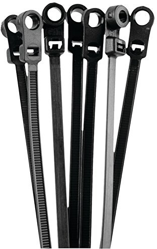 Installer Baie Noir Plat Attache de câble 27,9 cm