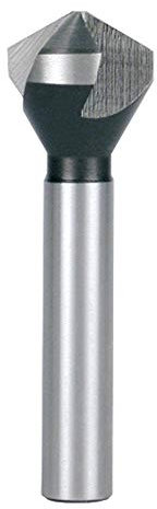 RUKO R102241 Entgratung und Konisch HSS Typ D, 120 Grad, glänzend, 6,3 mm, Länge 45,0 mm, R102241