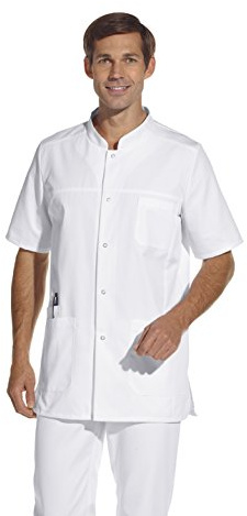 Leiber Herren-Kasack 1-2 A weiss 12-9940-01 gr: M