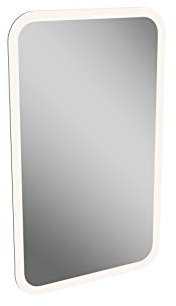 FACKELMANN LED Spiegel / Wandspiegel mit umlaufender LED-Beleuchtung / Maße (B x H x T): ca. 45 x 73 x 3 cm / hochwertiger Badspiegel / moderner Badezimmerspiegel / Breite 45 cm