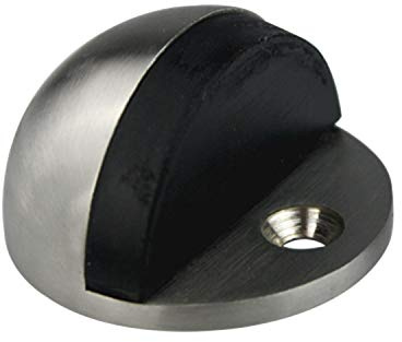 Türstopper Türpuffer Bodentürstopper aus Metall in verschiedenen Ausführungen (echt Edelstahl matt gebürstet)