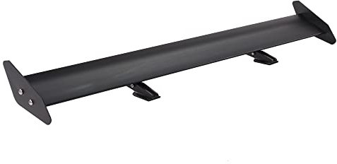 Simoni Racing SPA/1R Dachspoiler Light Breeze Universal Auto Heckspoiler, Schwarz Aluminium Single Flügel Spoiler