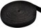 TFY Wiederverwendbares Klettband, 1,9 x 45,7 cm, Schwarz