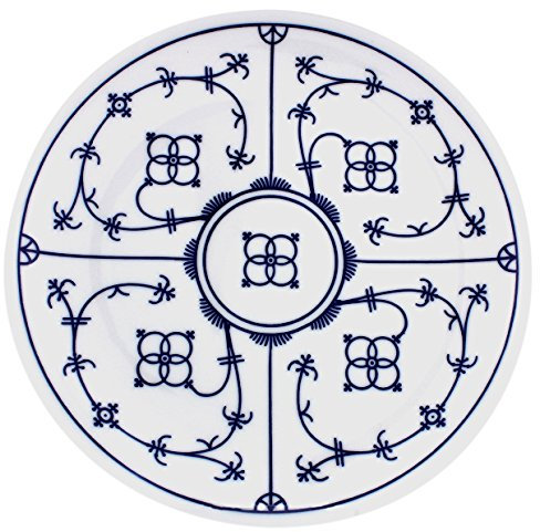 ESCHENBACH 65279204302267 Tallin Teller flach Coup 26 cm Porzellan, Indigoblau