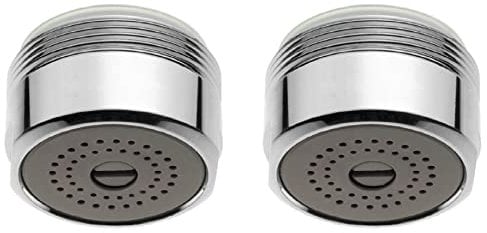 Wassersparer für Wasserhahn Luftsprudler Wasserhahn Strahlregler Wasser Sparen Entkalker Chrom Standardgewinde Männlich M24 30 und 80 Prozent