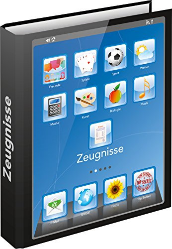 RNK 46431 - Zeugnisringbuch iTab für DIN A4 Formate mit 4 Ring-Mechanik, 1 Stück