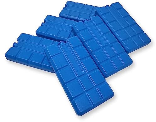 ToCi 6 x Kühlakku je 200 ml – Flache Kühlelemente für Kühltasche & Kühlbox - BPA-freie Kühlpads aus Kunststoff - Eisakkus für Lunchbag, Kühltragetasche & Picknick
