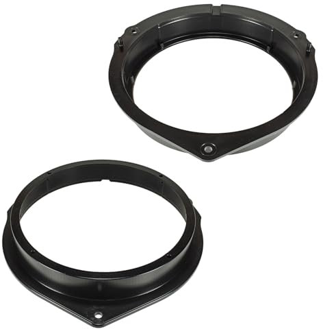 tomzz Audio 2834-000 Lautsprecherringe Adapter Halterungen kompatibel mit Mercedes C-Klasse W204 E-Klasse W212 GLK X204 Viano Vito W447 V447 ab 2015 Fronttür für 165mm DIN Lautsprecher