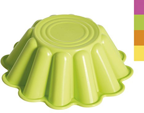 Home 8358700 Lot de 4 moules à Flan Silicone Color cm21 pâtisserie et cake design