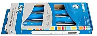 UNIOR 617041 - Juego de 5 destornilladores Phillips y Pozidrive NI en caja de cartón serie 608CS5NI