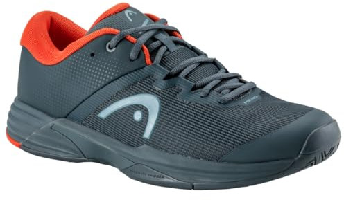 HEAD Revolt Evo Mens Tennis Shoe, Dark Grey/Orange