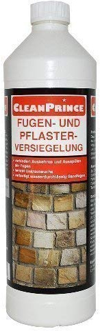 1 Liter CleanPrince Fugen- und Pflasterversiegelung 1000 ml Fugen-Festiger Fugenfestiger Sandfugen Splitt auskehren Fuge Ritzen Fugenversiegelung Fugen Pflasterfugen Steinfugen Terrassenfugen
