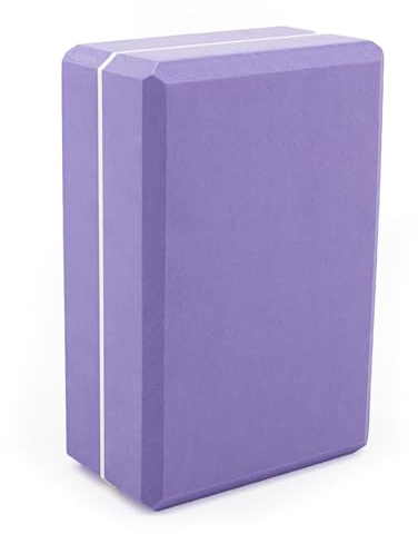 Bodhi ASANA Brick | Yogablock aus EVA Schaumstoff | Hilfsmittel für Anfänger & Fortgeschrittene | Trainingszubehör für Yoga, Pilates & Meditation | Praktisches Equipment für Iyengar Yoga