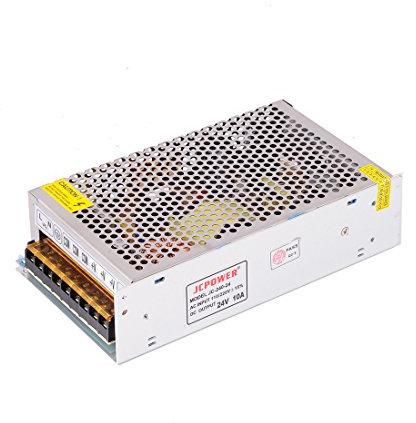 BTF-LIGHTING DC24V 10A 240W Alimentation en aluminium pour 3528 5050 DC24V Modules à bande LED Light