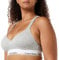 Calvin Klein Women's Bralette Bra, Grey Heather, M