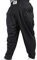 Musclealive Mens Gym Baggy Pants for Bodybuilding Cotton and Spandex Black, M-(waist 31-inch-35-inch)