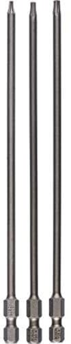 Bosch 2 607 001 763 - Juego de 3 pzas. de puntas de atornillar extraduras - T8; T10; T15; 152 mm (pack de 3)