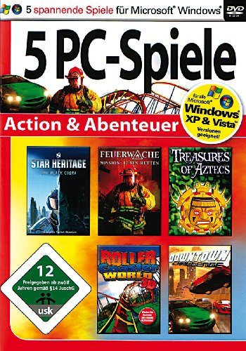 5 PC-Spiele Action & Abenteuer. Windows XP; 2000; ME; 98