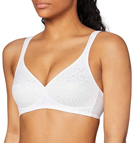 Triumph Damen Bügelloser BH Elegant Cotton N, Weiß (White 03), Gr. 85E