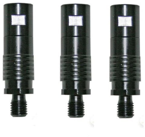 3 Single Quick Release Systems in black carp/coarse fishing