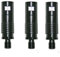 3 Single Quick Release Systems in black carp/coarse fishing