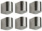 6er Set Ranex SMD-LED Wandleuchte Metall, downlight, 160Lm, warm, IP44, 5000.466-6