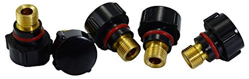 RIVERWELD WIG-Rückkappe 57Y04 Kurz für QQ300 SR WP 17 18 26 TIG-Schweißbrenner, 5 Stück