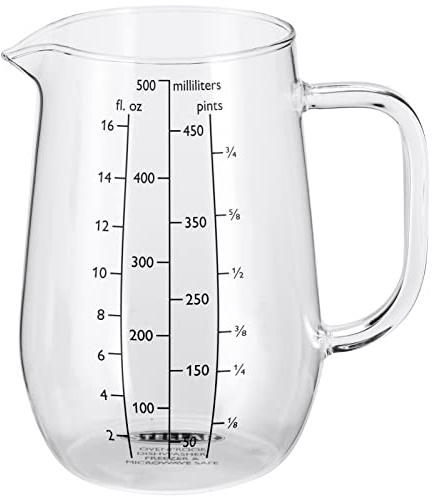 Stellar Glass Measuring Jug, Transparent, 500 ml