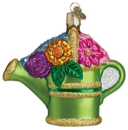 Old World Christmas Garden Gifts Glass Blown Ornaments for Christmas Tree Water Can