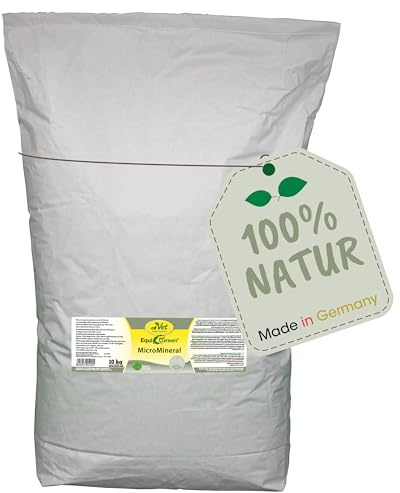 cdVet EquiGreen MicroMineral 10kg - Natürliches Ergänzungsfuttermittel für Pferde mit Algenkalk und Bierhefe