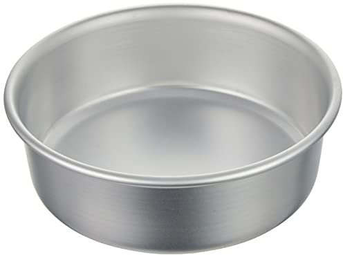 Pentole Agnelli Linea Pasticceria e Pizza Tortiera Conica in Alluminio con Orlo (H 8 Cm), Argento, 24 cm
