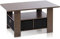 Furinno Andrey Couchtisch mit Schublade, Dunkelbraun/Schwarz