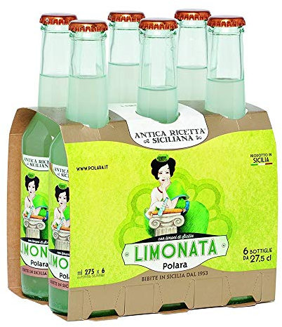 POLARA | Receta Antigua Siciliana | 6 x 275 ml | (Limonada)