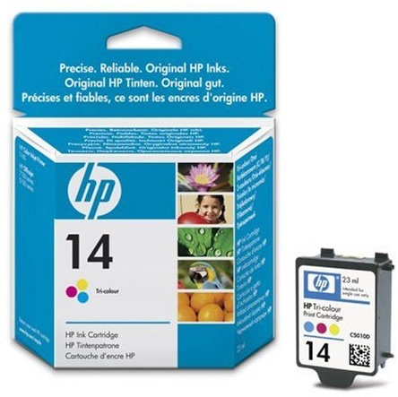 HP 14 cyan/magenta/gelb Original Tintenpatrone
