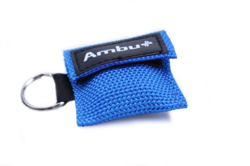 Ambu LifeKey Notfallbeatmungstuch blau - Nylon-Softcase-Schluesselanh.