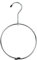 HANGERWORLD 3 Gürtelhalter aus verchromtem Metall, platzsparend, Organizer für Schrank